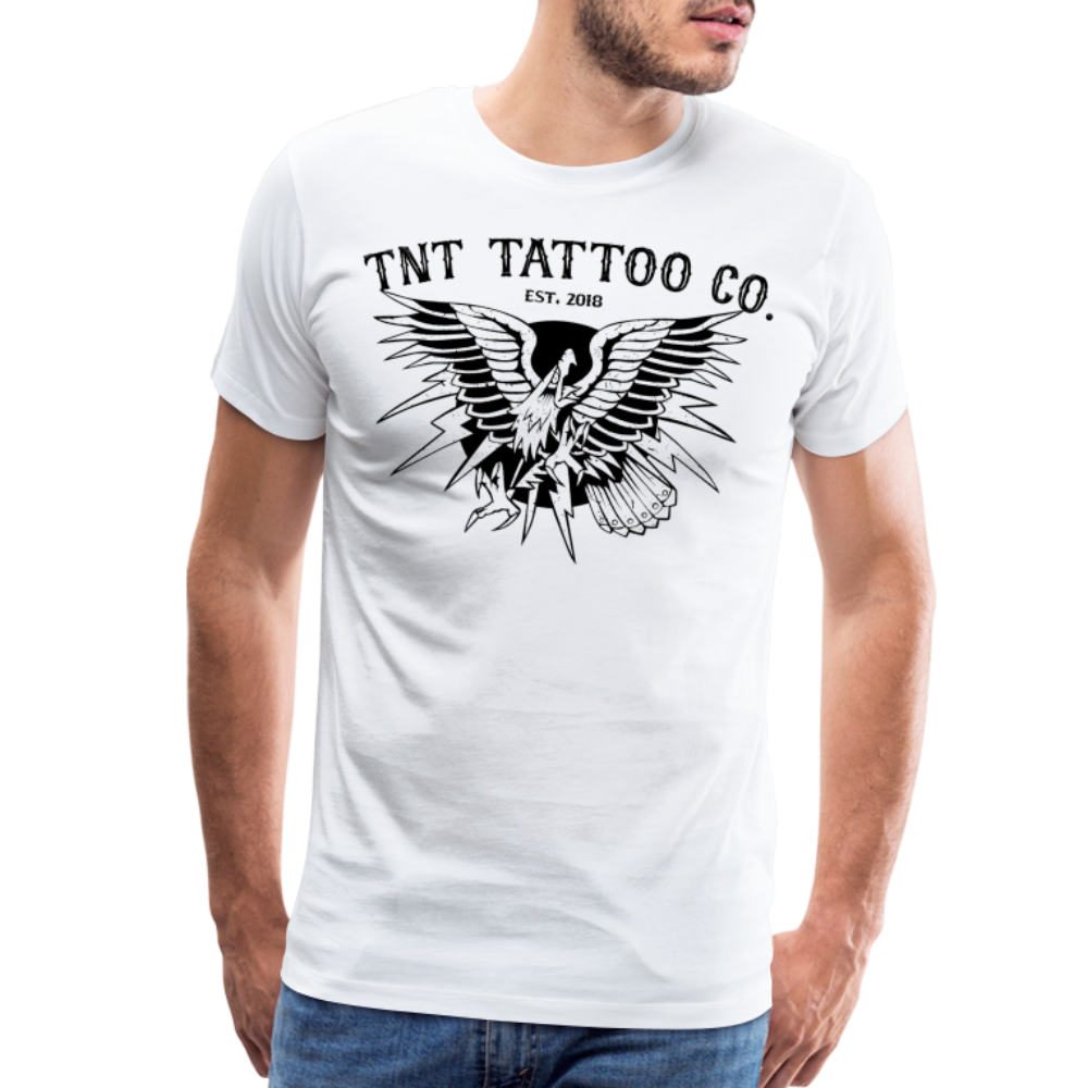 Traditional Eagle Men's Premium T-Shirt - white