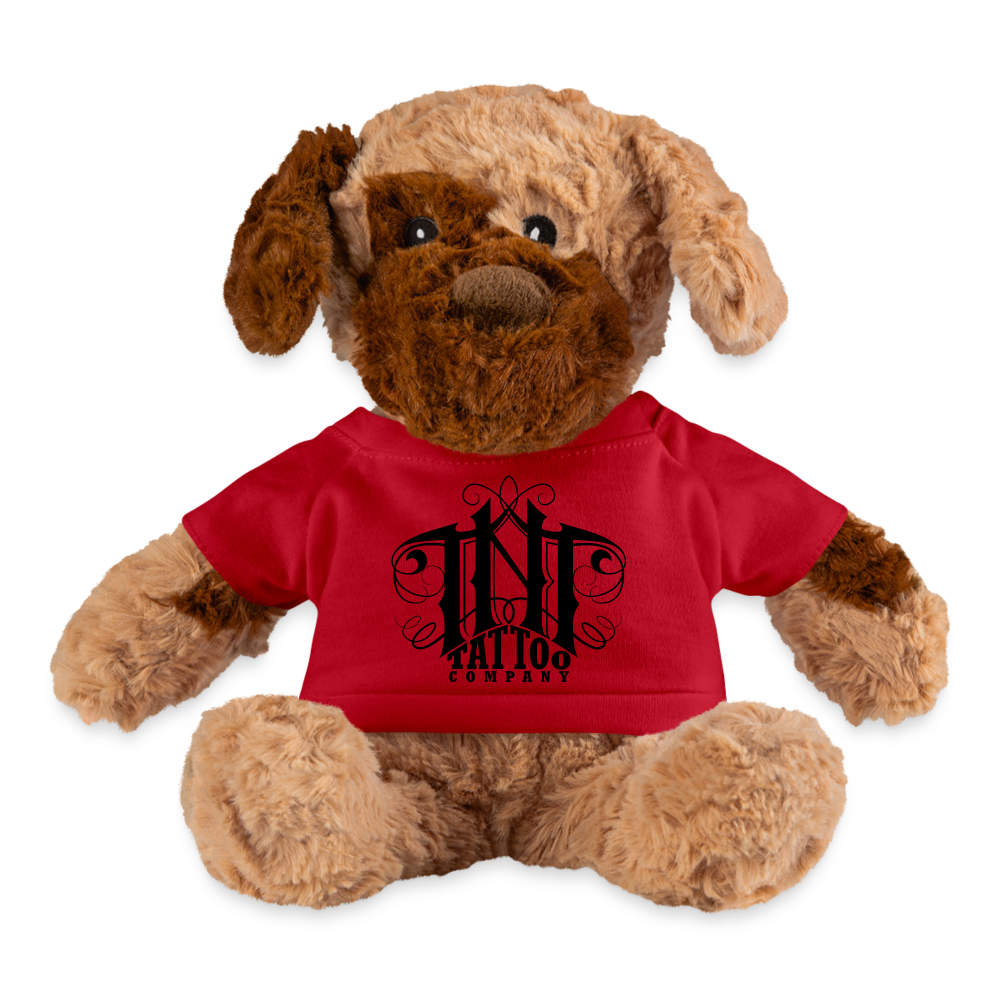 TNT Plush Dog Doll - red
