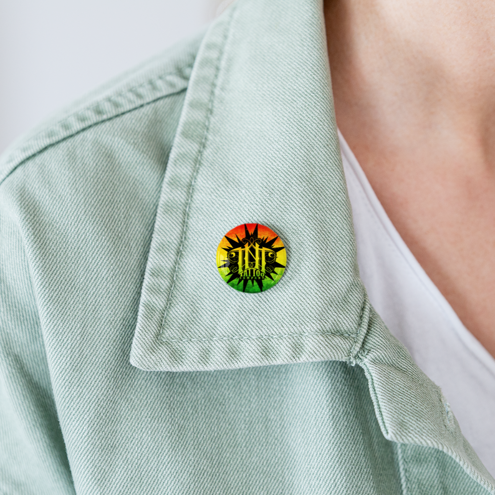 Rasta Buttons small 1'' (5-pack) - white
