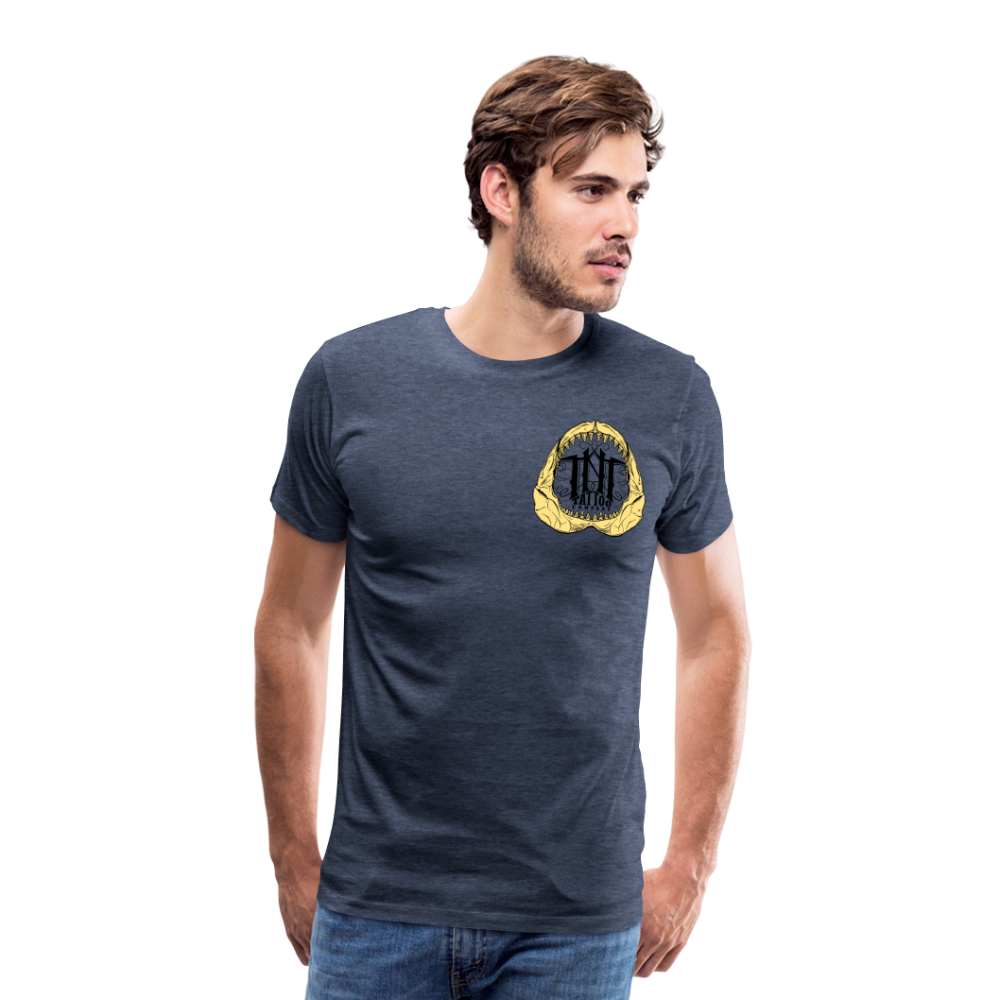 Shark Men's Premium T-Shirt - heather blue