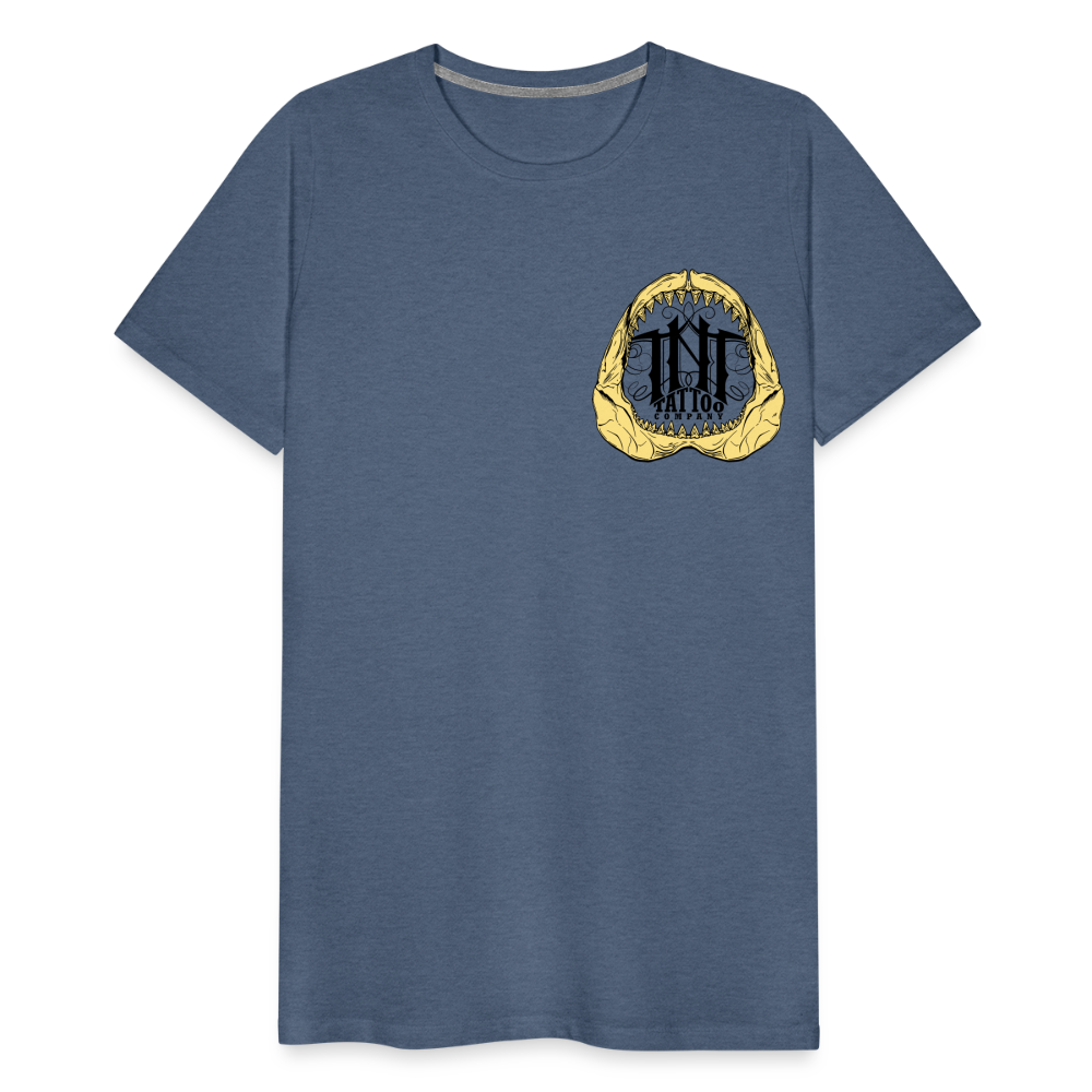 Shark Men's Premium T-Shirt - heather blue
