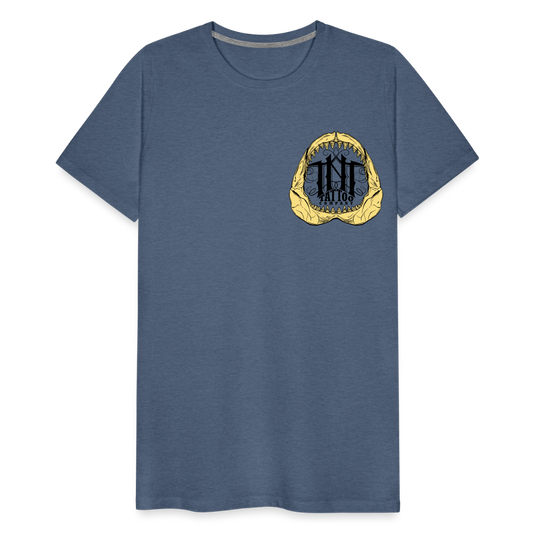 Shark Men's Premium T-Shirt - heather blue