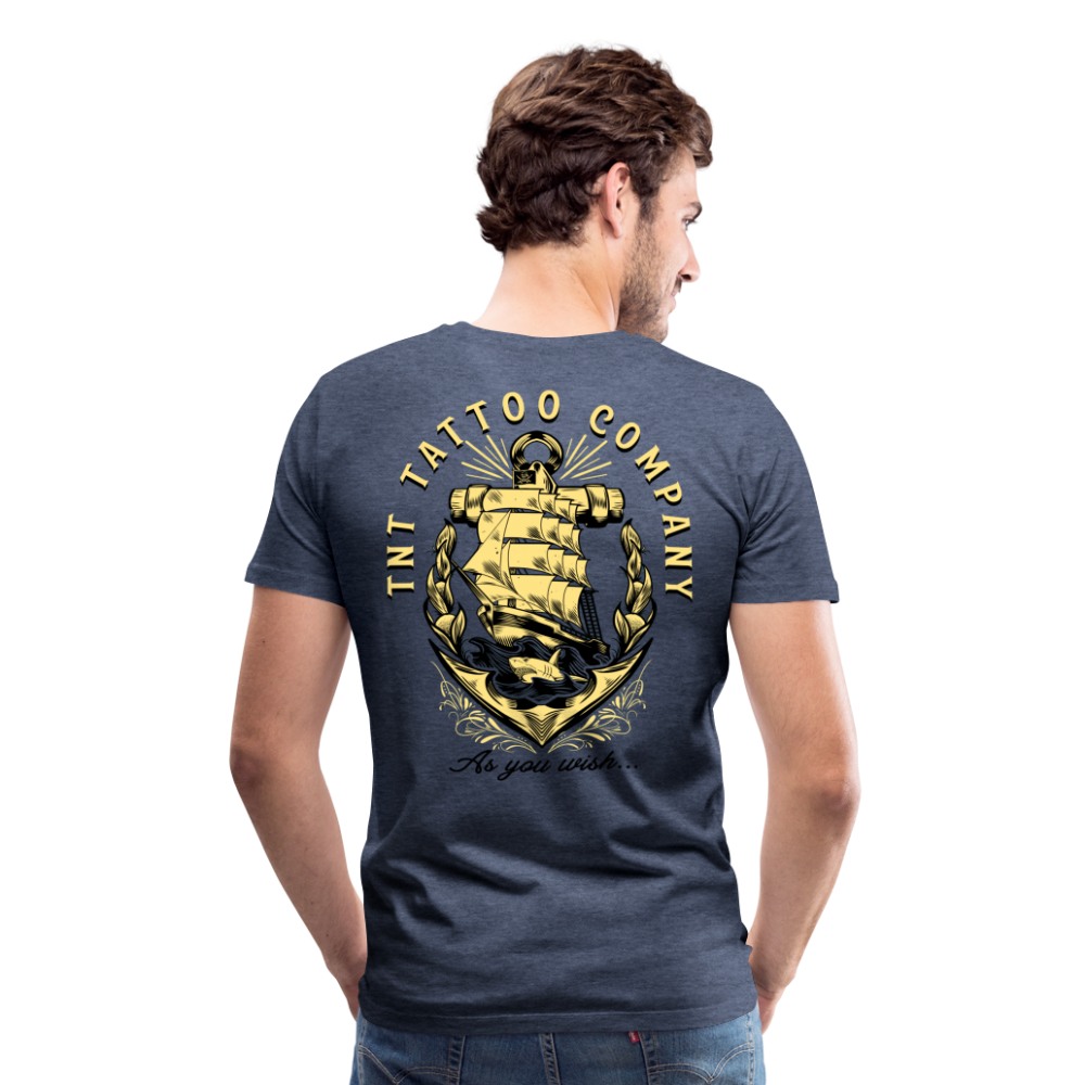 Shark Men's Premium T-Shirt - heather blue