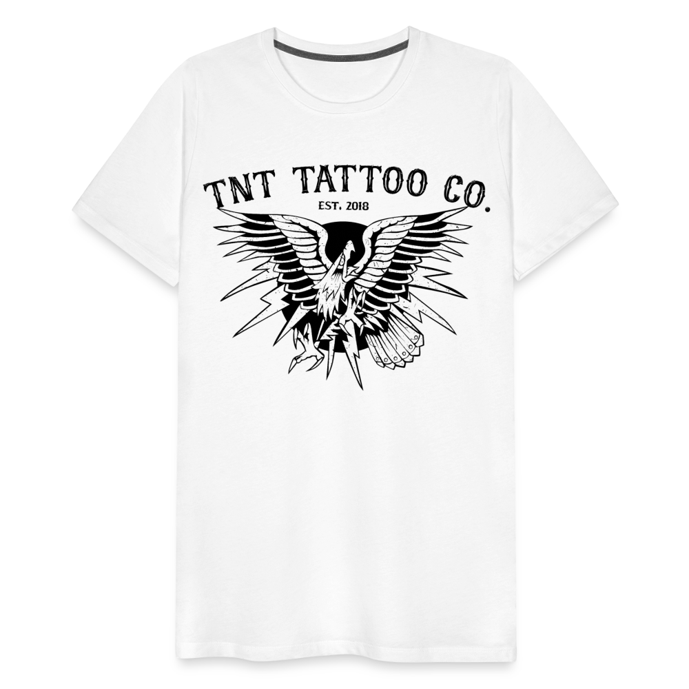 Traditional Eagle Men's Premium T-Shirt - white