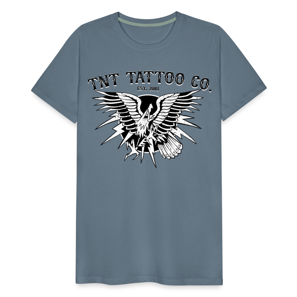Traditional Eagle Men's Premium T-Shirt - steel blue
