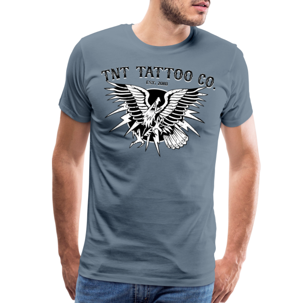 Traditional Eagle Men's Premium T-Shirt - steel blue
