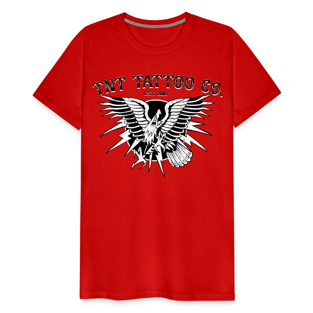 Traditional Eagle Men's Premium T-Shirt - red
