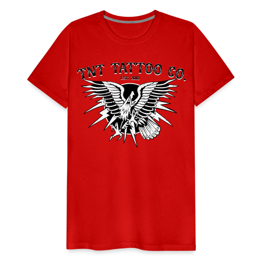 Traditional Eagle Men's Premium T-Shirt - red