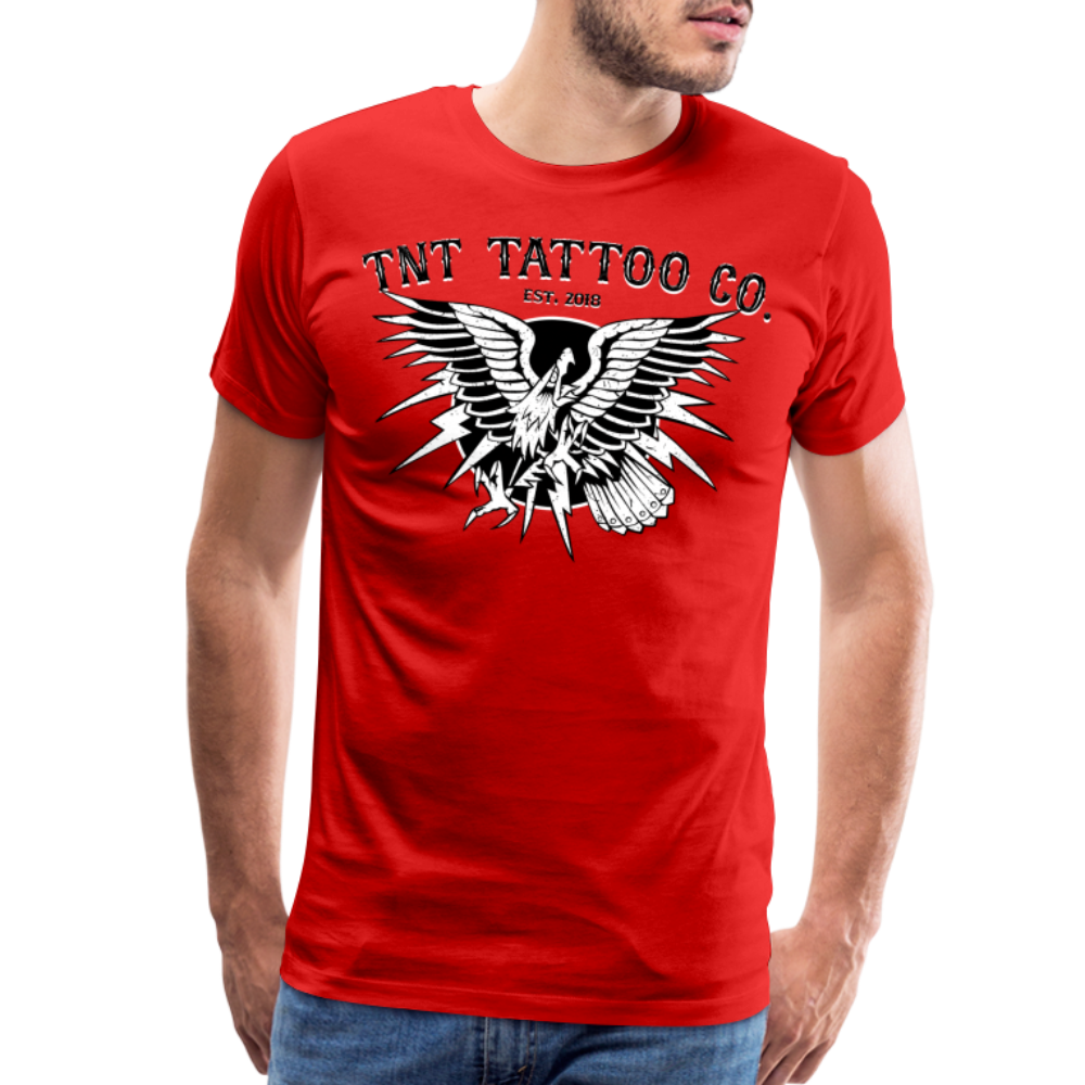 Traditional Eagle Men's Premium T-Shirt - red