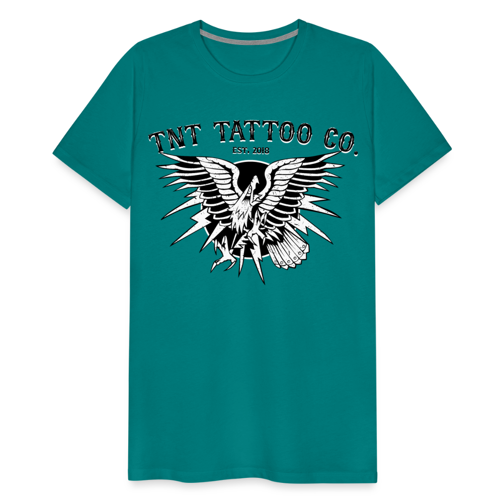 Traditional Eagle Men's Premium T-Shirt - teal