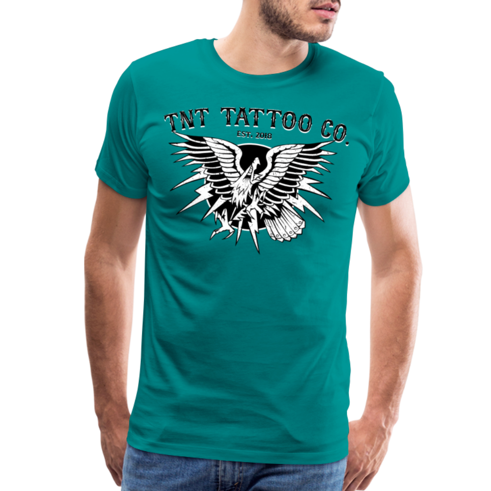 Traditional Eagle Men's Premium T-Shirt - teal