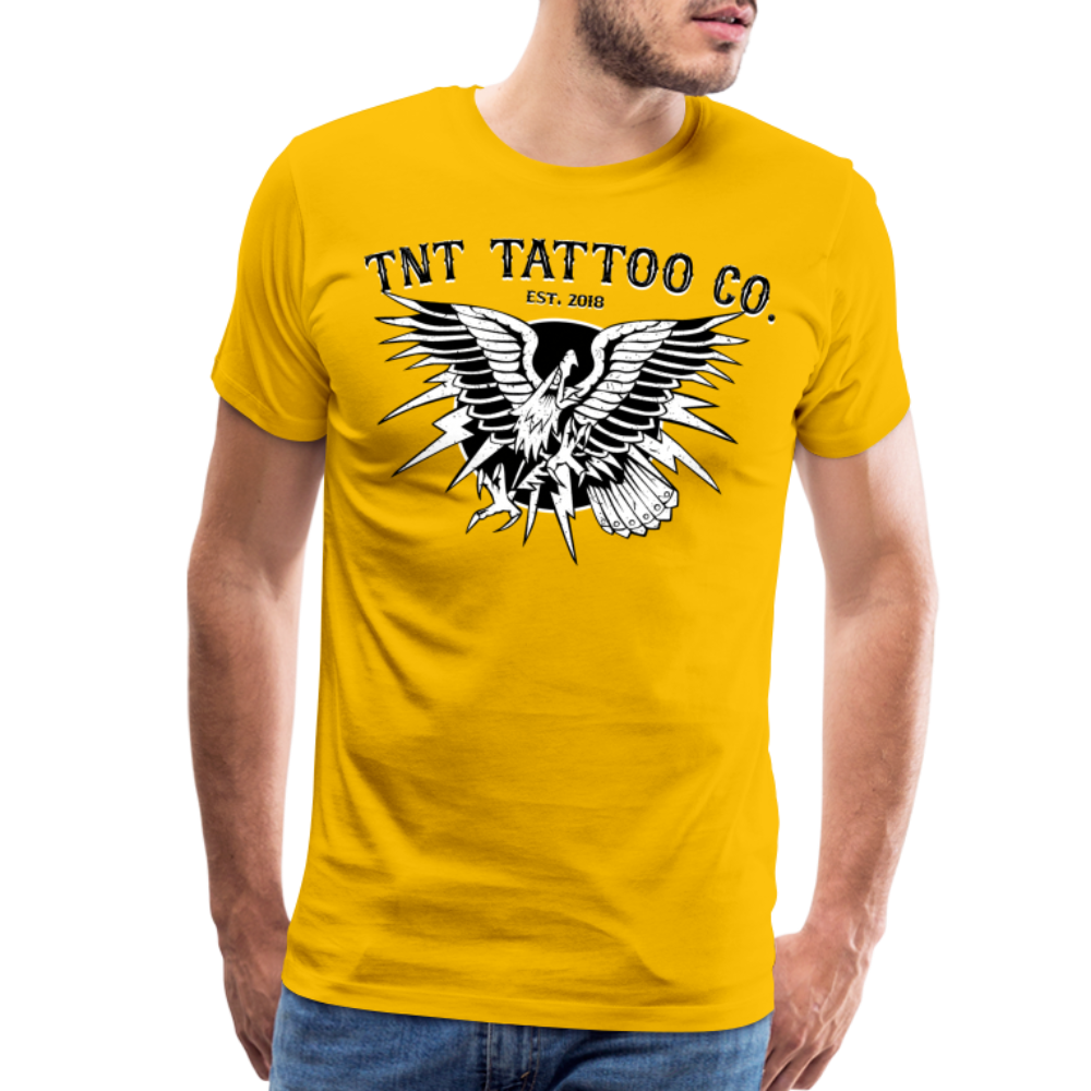 Traditional Eagle Men's Premium T-Shirt - sun yellow