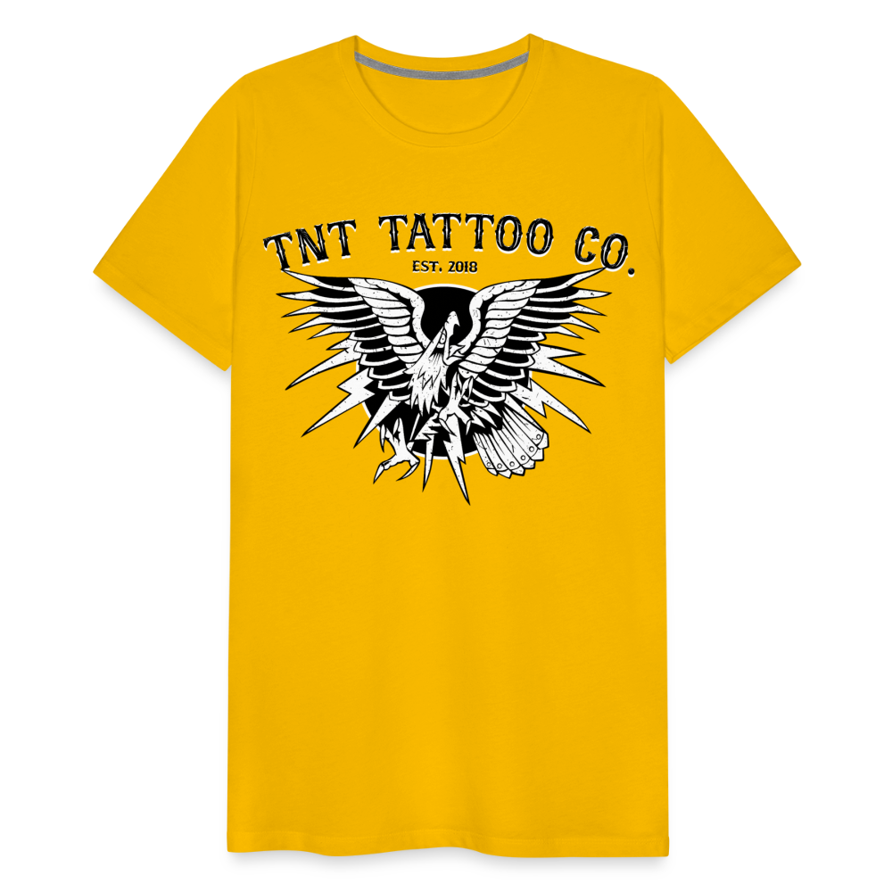 Traditional Eagle Men's Premium T-Shirt - sun yellow