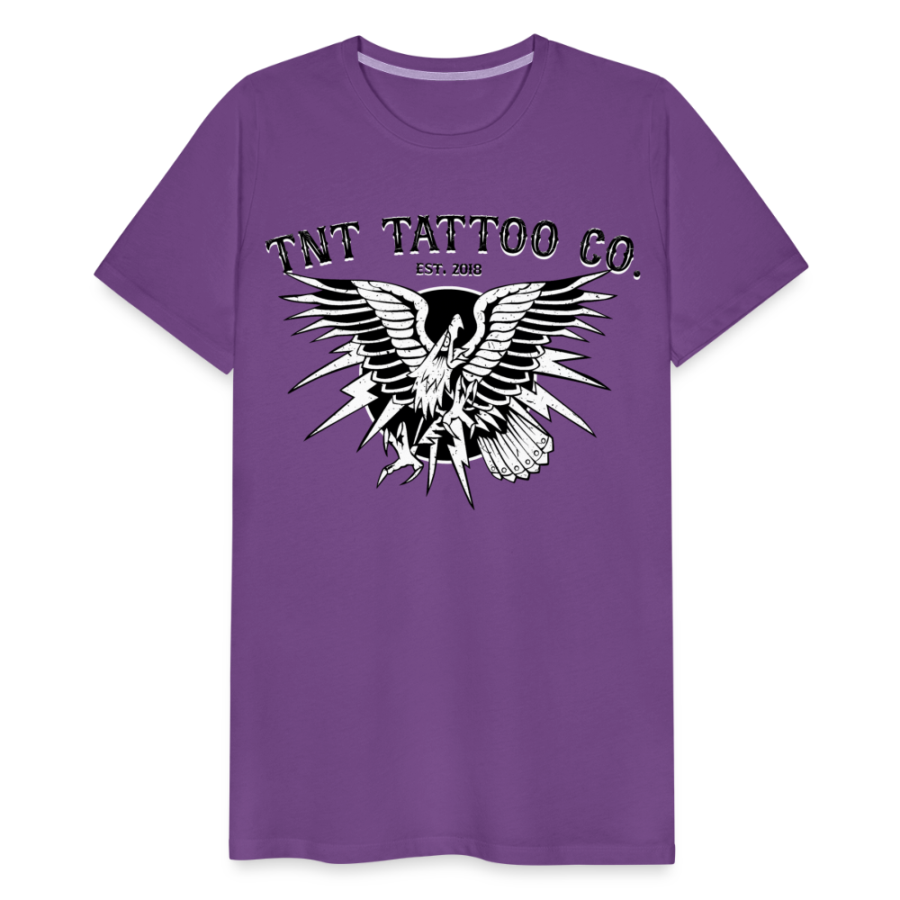 Traditional Eagle Men's Premium T-Shirt - purple