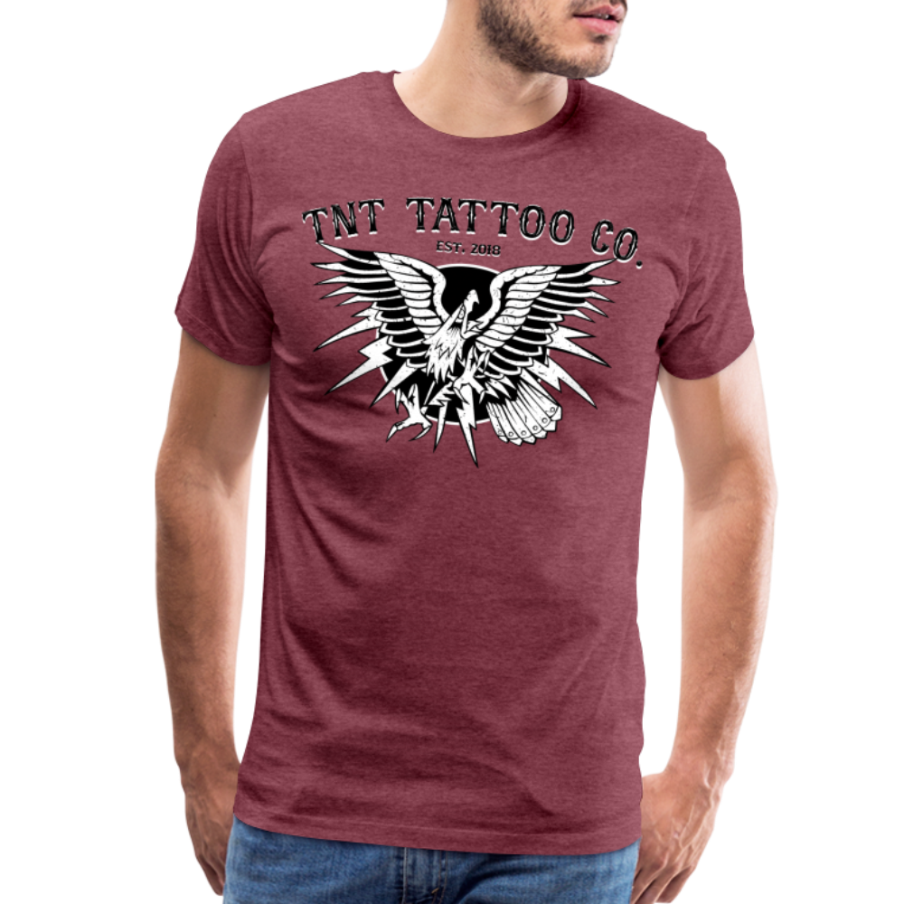 Traditional Eagle Men's Premium T-Shirt - heather burgundy