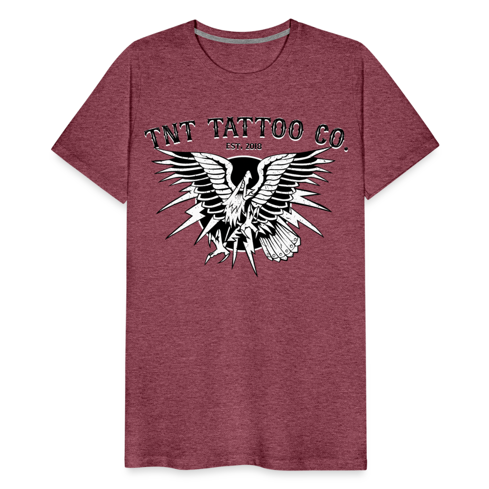 Traditional Eagle Men's Premium T-Shirt - heather burgundy