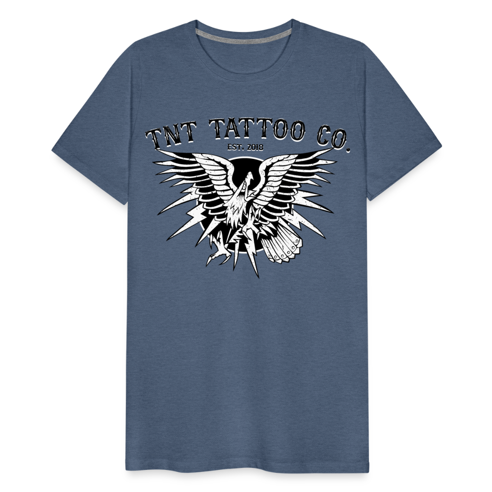 Traditional Eagle Men's Premium T-Shirt - heather blue