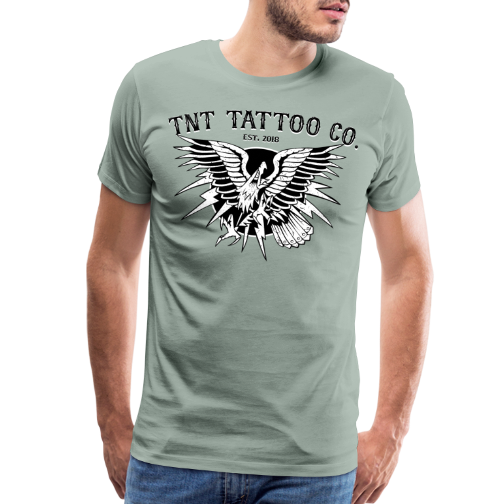 Traditional Eagle Men's Premium T-Shirt - steel green
