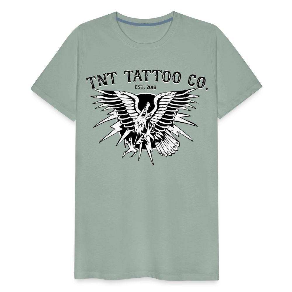 Traditional Eagle Men's Premium T-Shirt - steel green