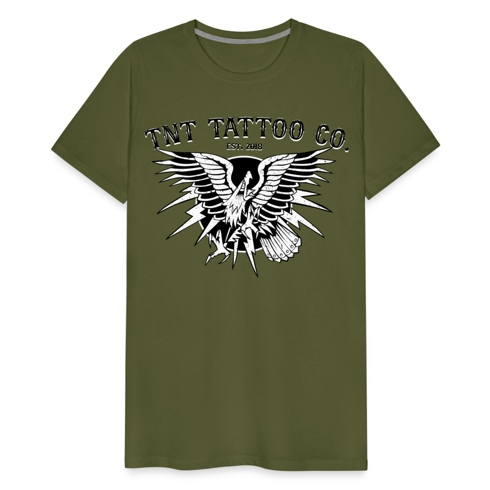 Traditional Eagle Men's Premium T-Shirt - olive green