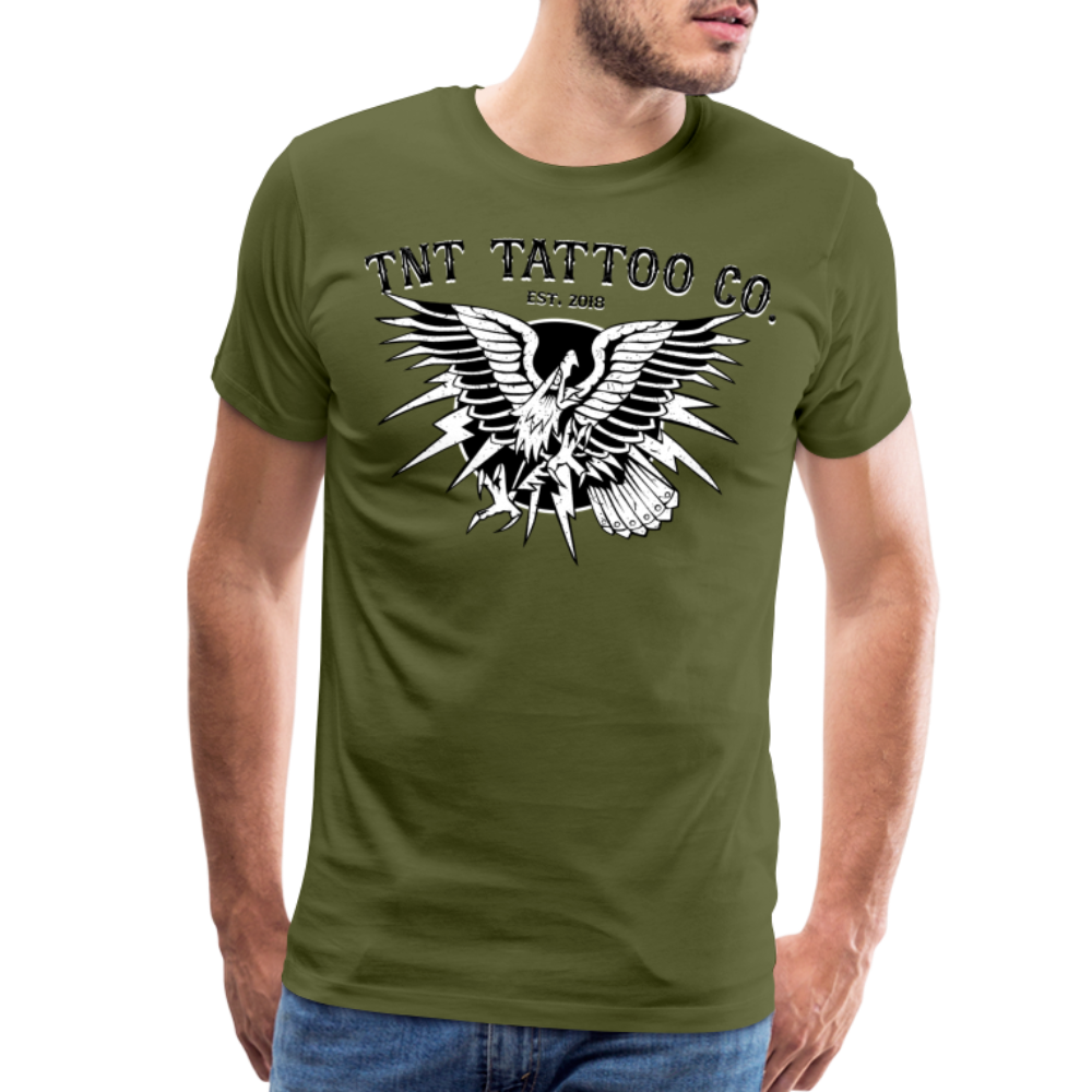 Traditional Eagle Men's Premium T-Shirt - olive green