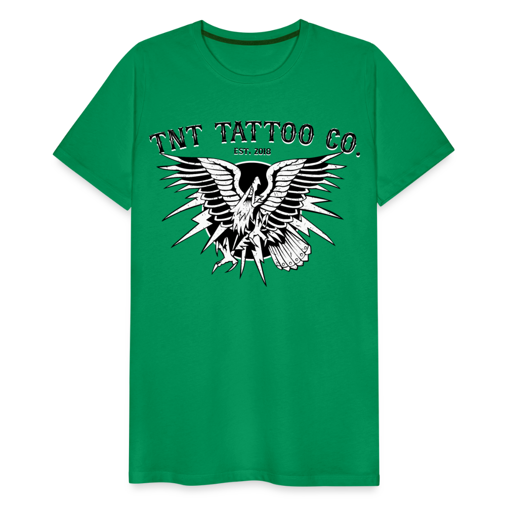 Traditional Eagle Men's Premium T-Shirt - kelly green