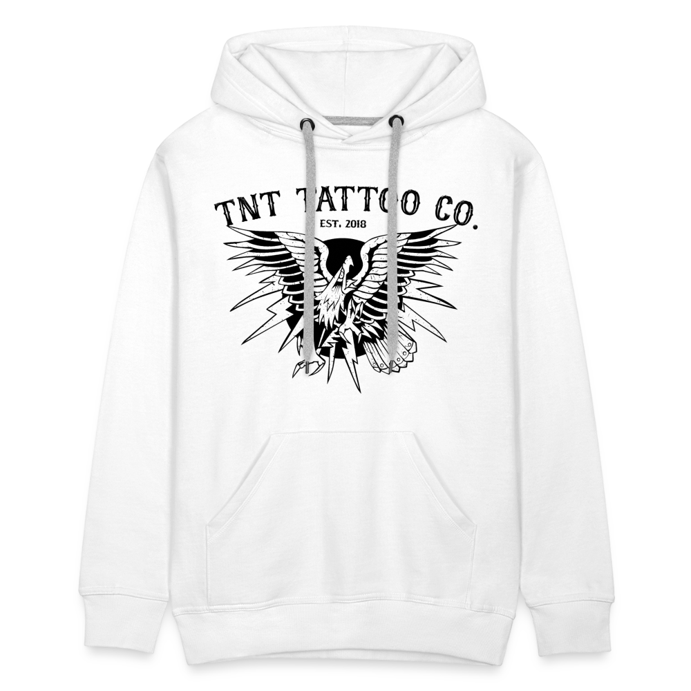 Traditional Eagle Men’s Premium Hoodie - white