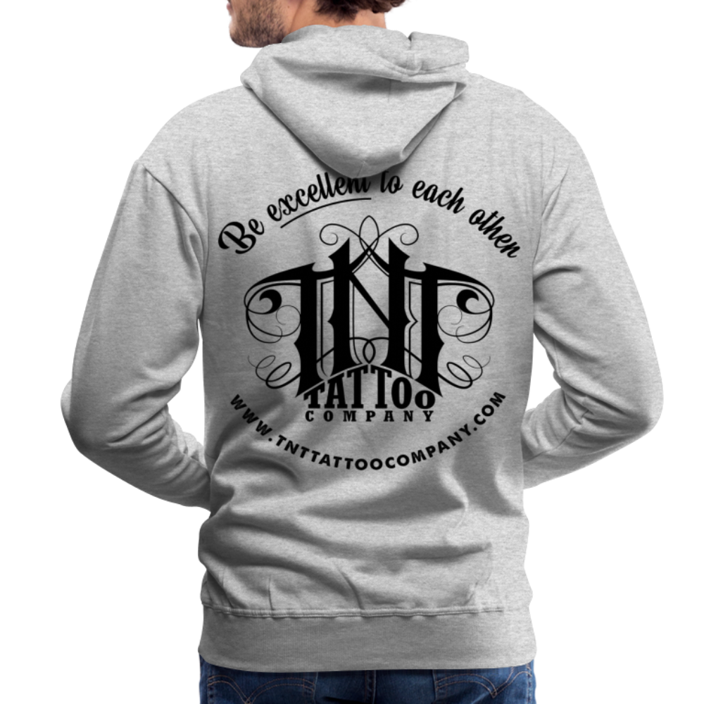 Traditional Eagle Men’s Premium Hoodie - heather grey