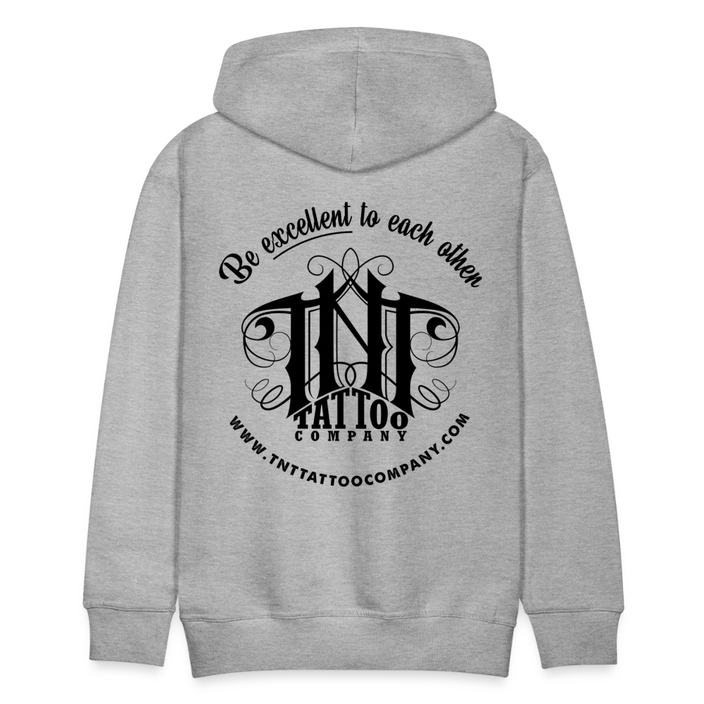 Traditional Eagle Men’s Premium Hoodie - heather grey