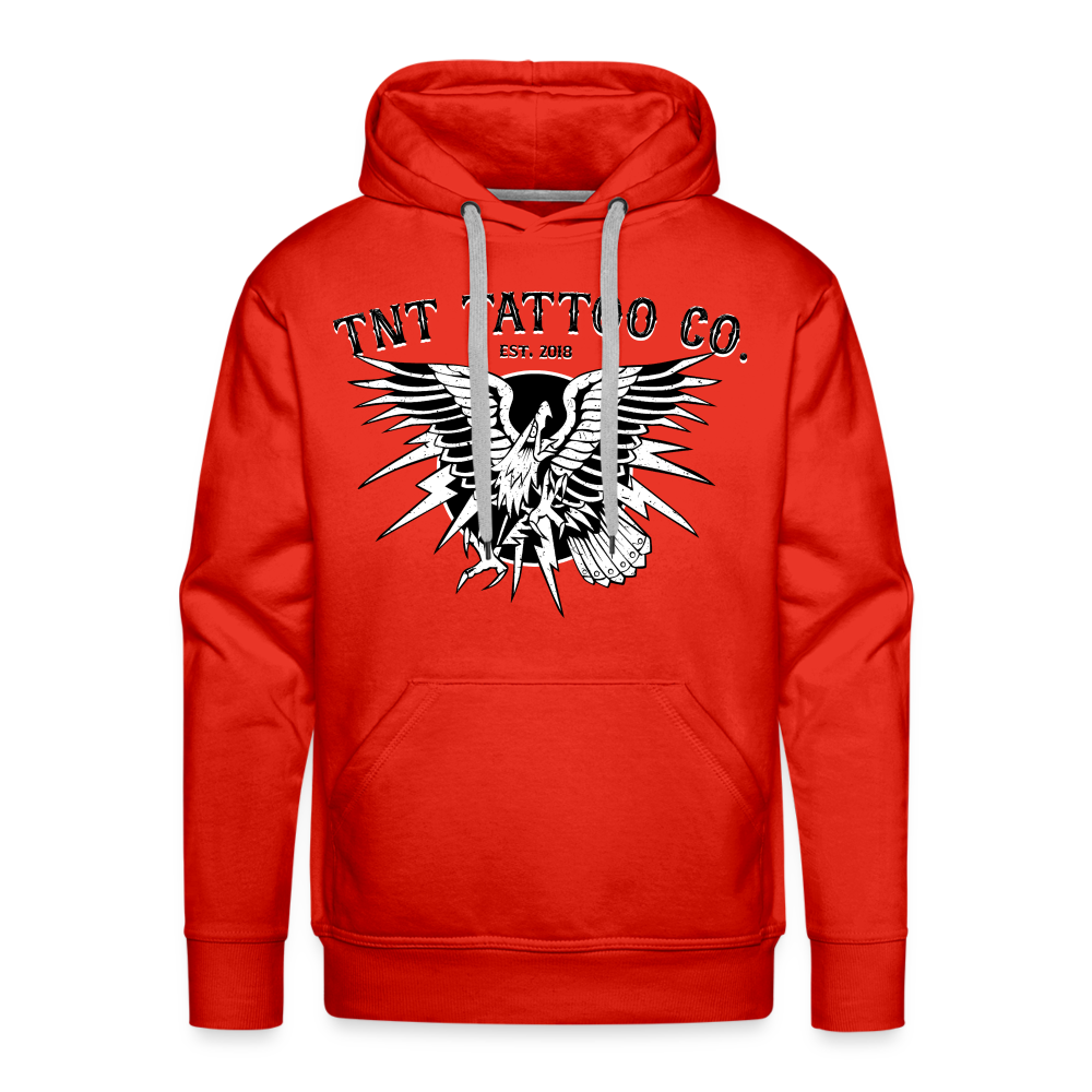 Traditional Eagle Men’s Premium Hoodie - red