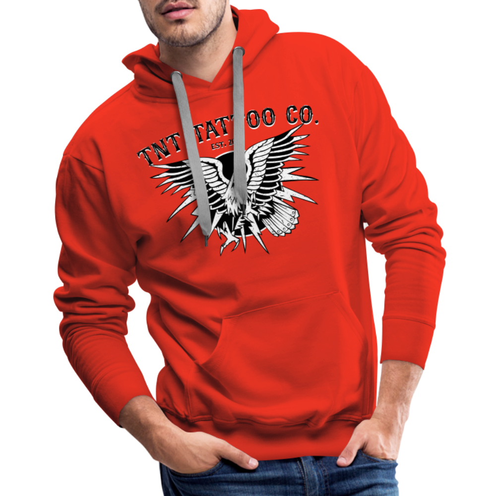 Traditional Eagle Men’s Premium Hoodie - red