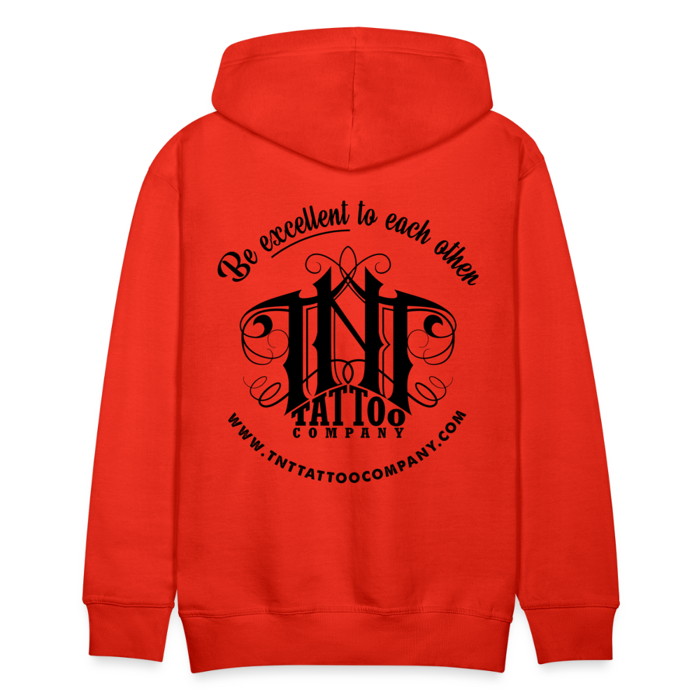 Traditional Eagle Men’s Premium Hoodie - red