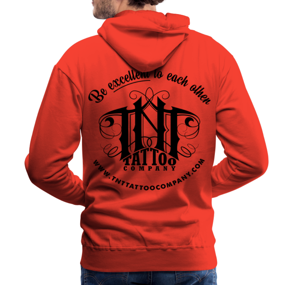 Traditional Eagle Men’s Premium Hoodie - red