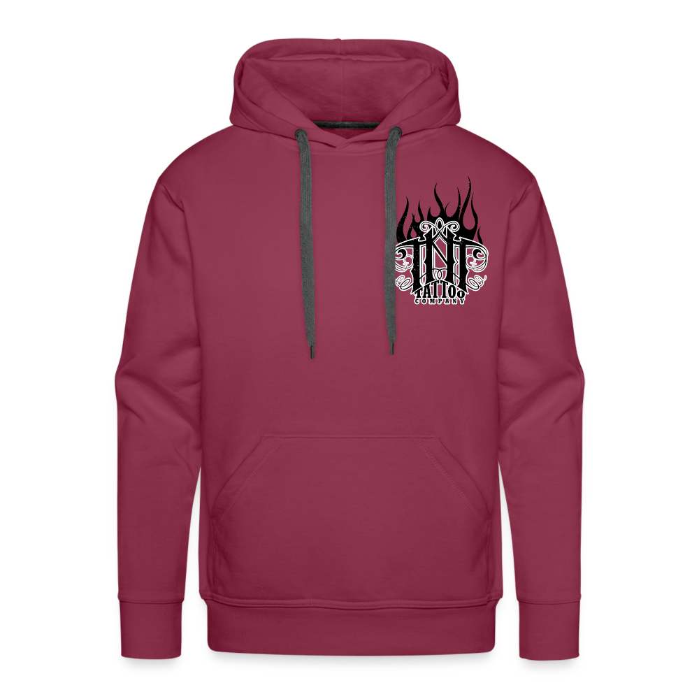 Give Love Men’s Premium Hoodie - burgundy