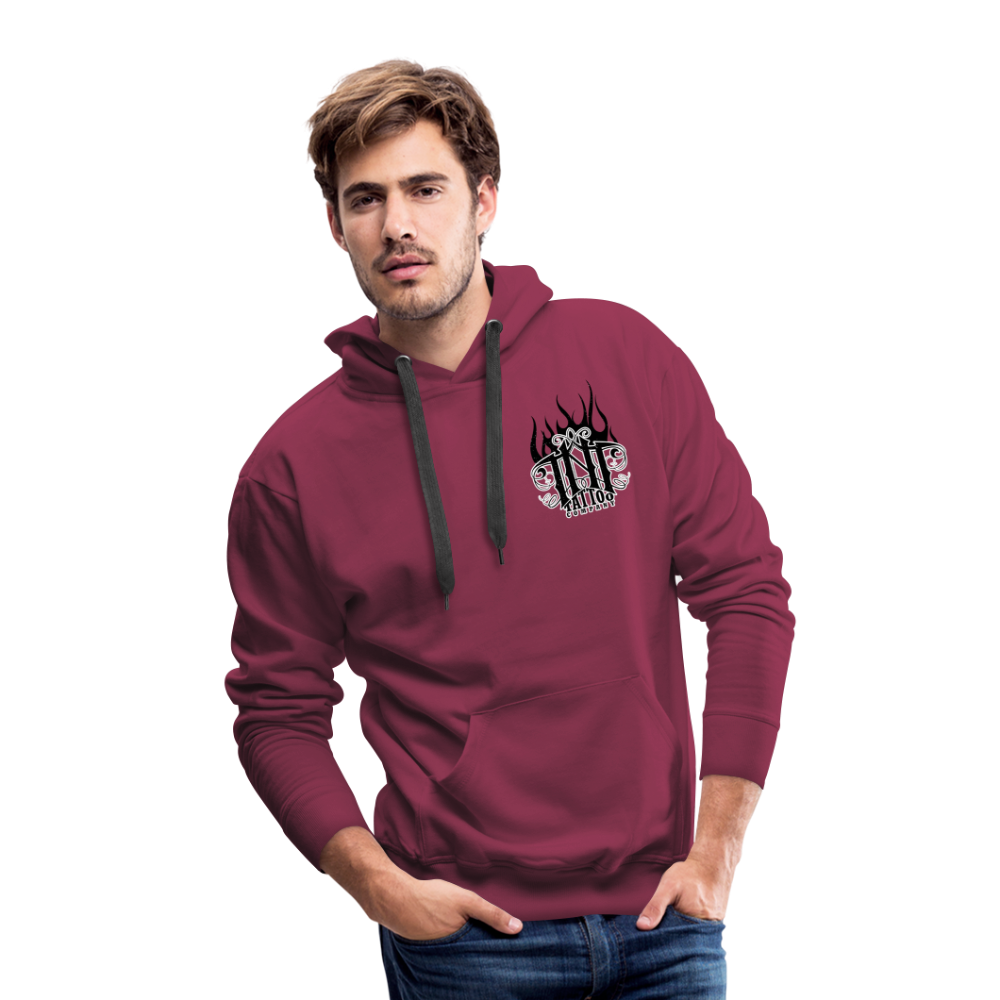 Give Love Men’s Premium Hoodie - burgundy