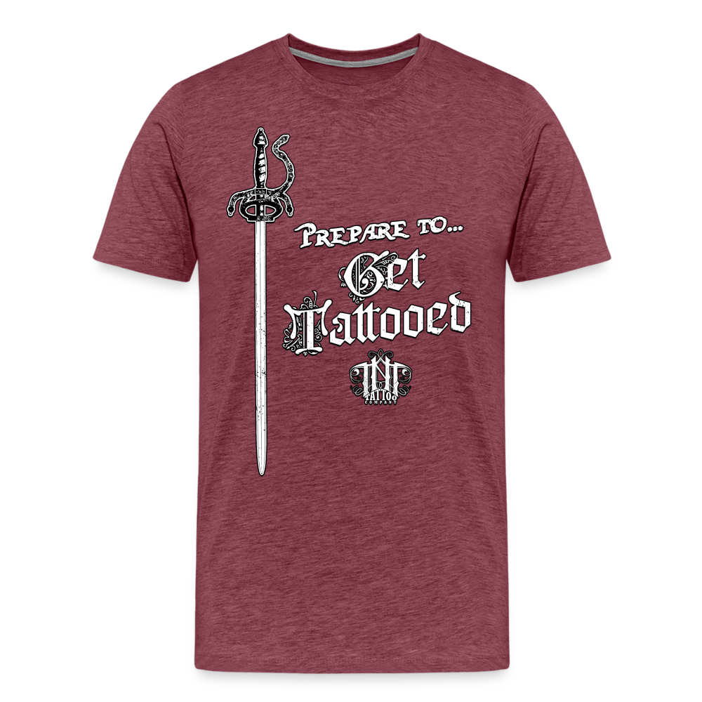 Prepare! Men's Premium T-Shirt - heather burgundy