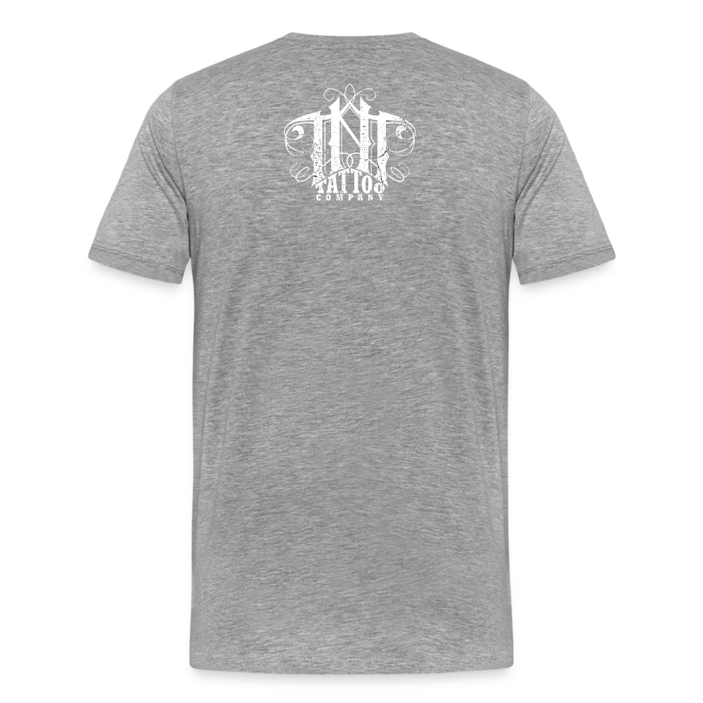 Give Love Men's Premium T-Shirt - heather gray
