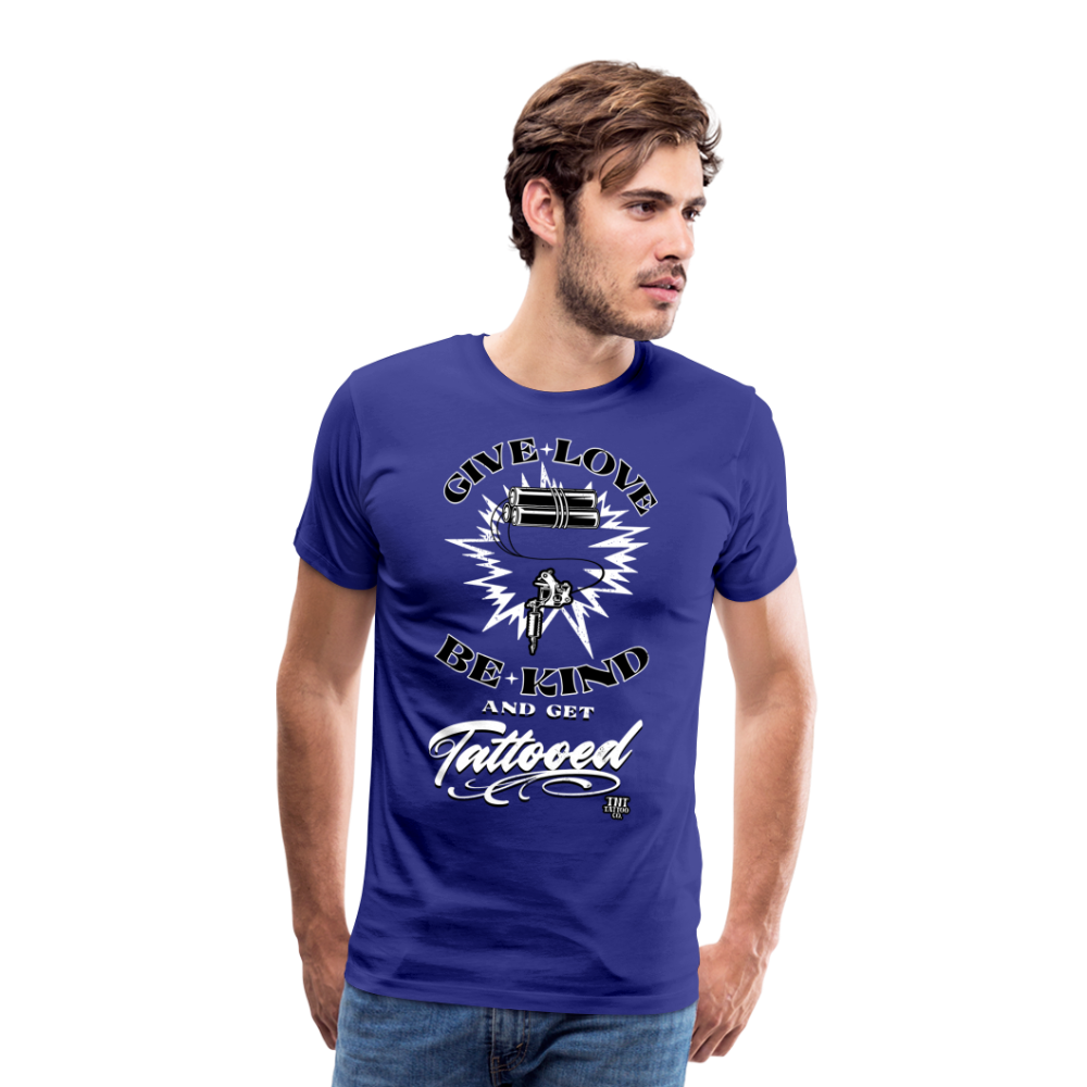 Give Love Men's Premium T-Shirt - royal blue
