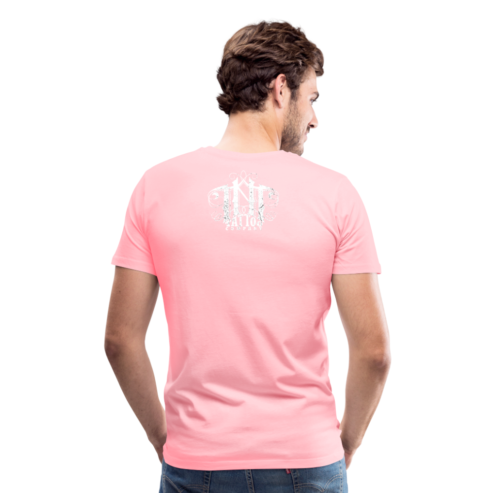 Give Love Men's Premium T-Shirt - pink