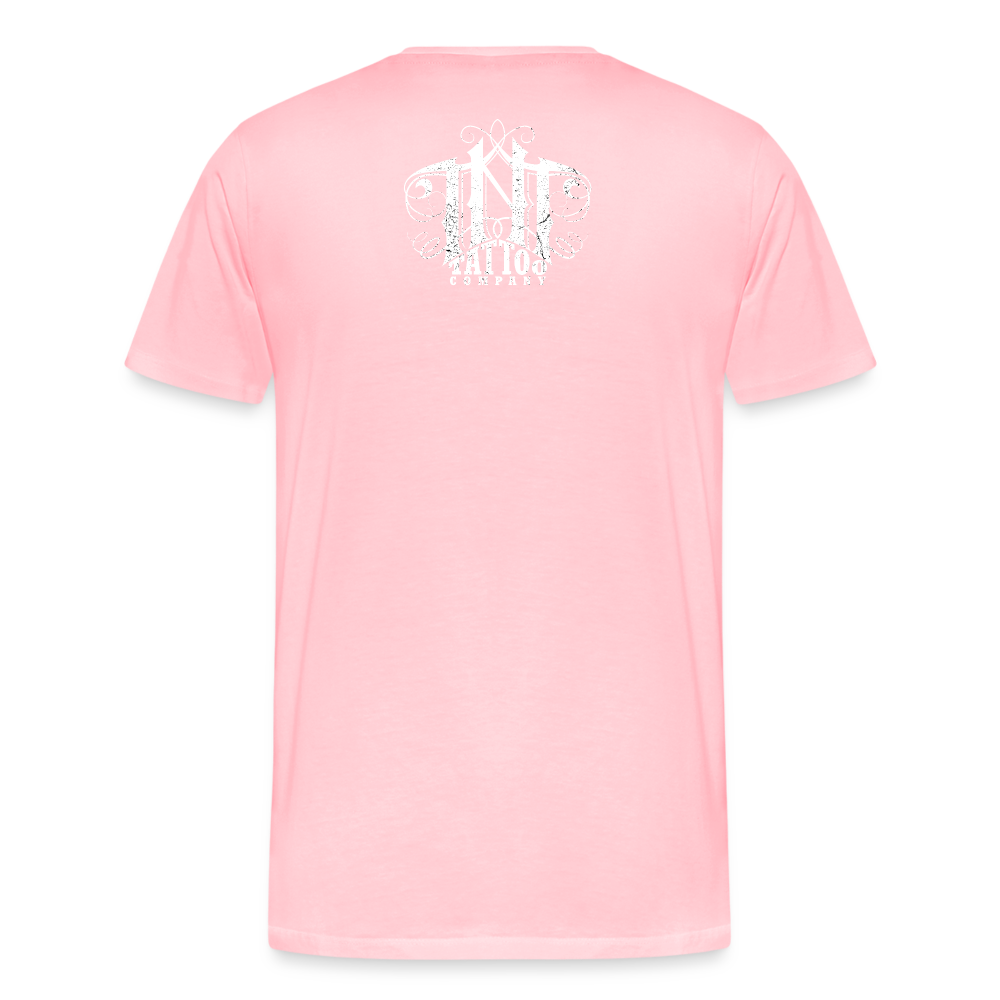 Give Love Men's Premium T-Shirt - pink