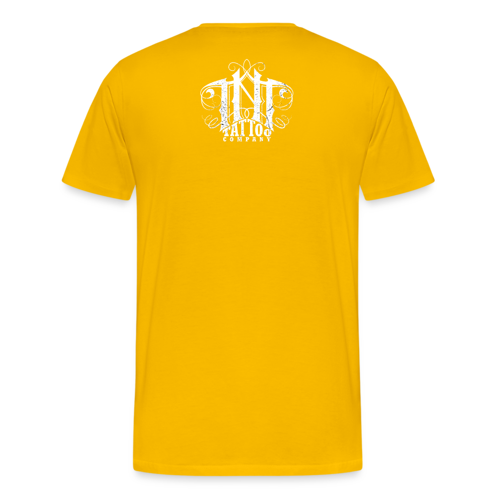 Give Love Men's Premium T-Shirt - sun yellow