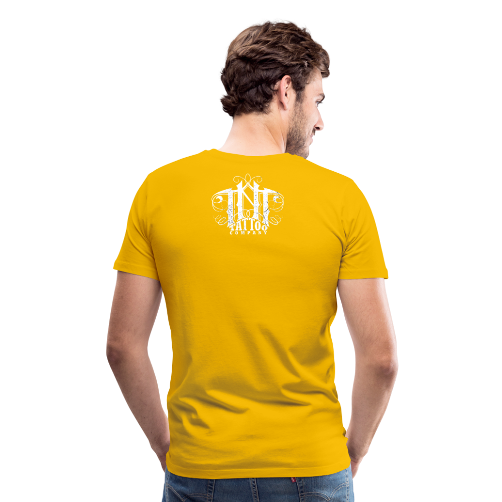 Give Love Men's Premium T-Shirt - sun yellow
