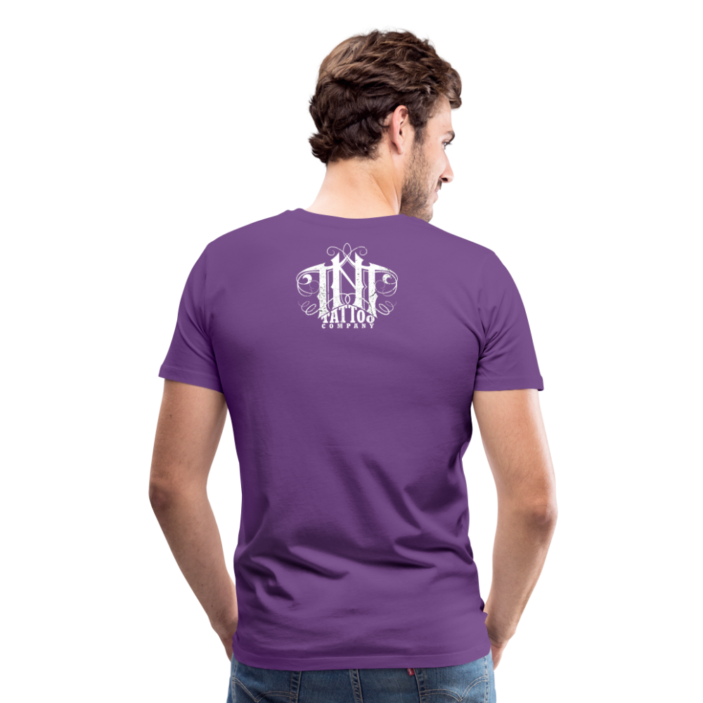 Give Love Men's Premium T-Shirt - purple