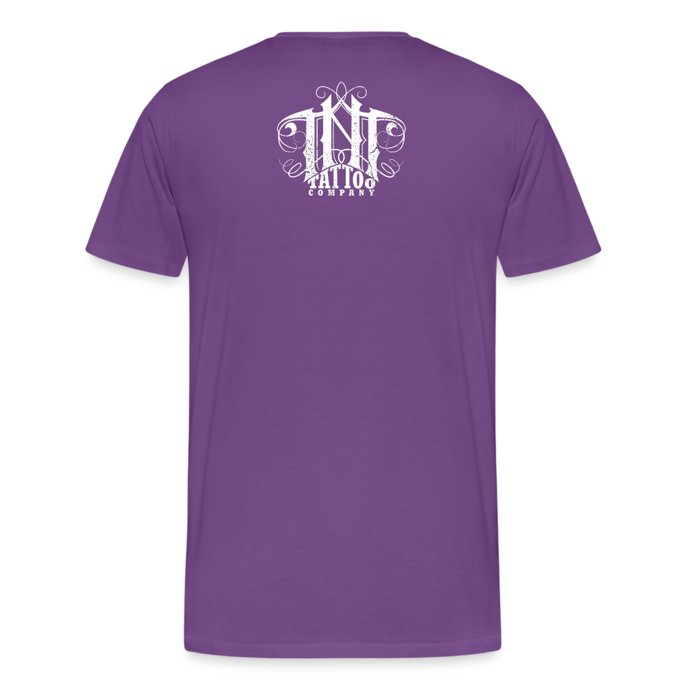 Give Love Men's Premium T-Shirt - purple
