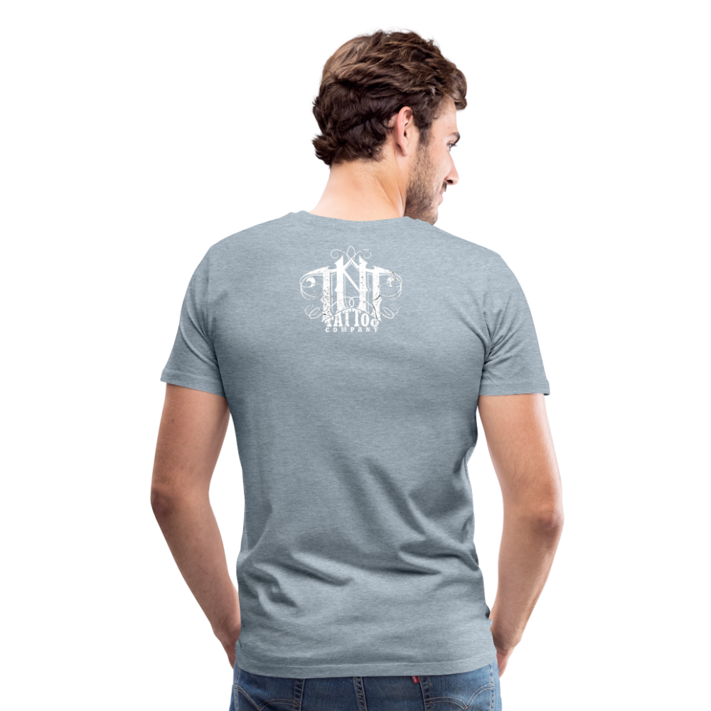 Give Love Men's Premium T-Shirt - heather ice blue