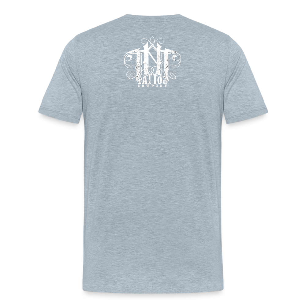 Give Love Men's Premium T-Shirt - heather ice blue