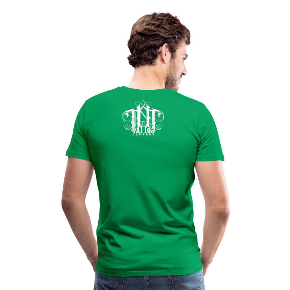 Give Love Men's Premium T-Shirt - kelly green