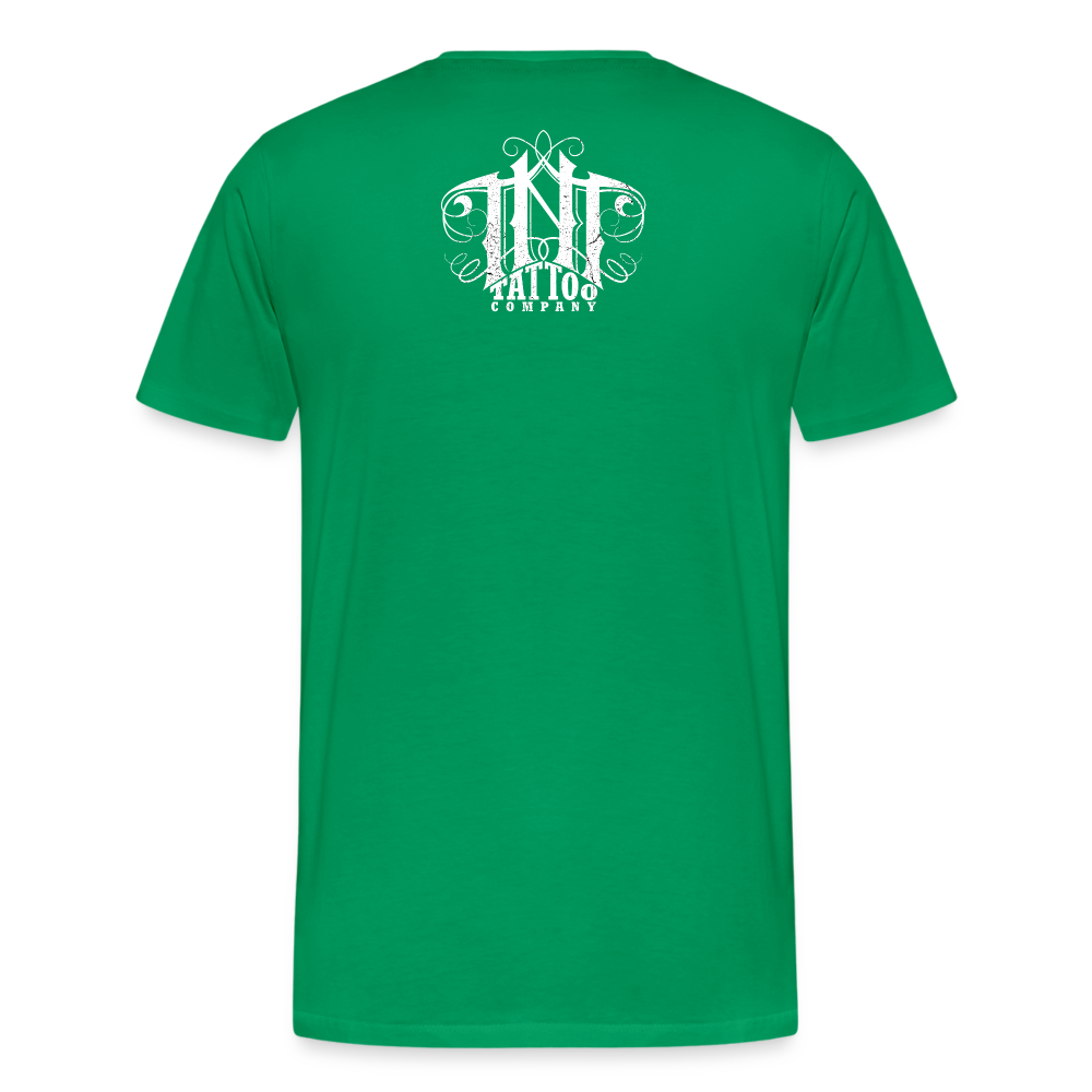 Give Love Men's Premium T-Shirt - kelly green