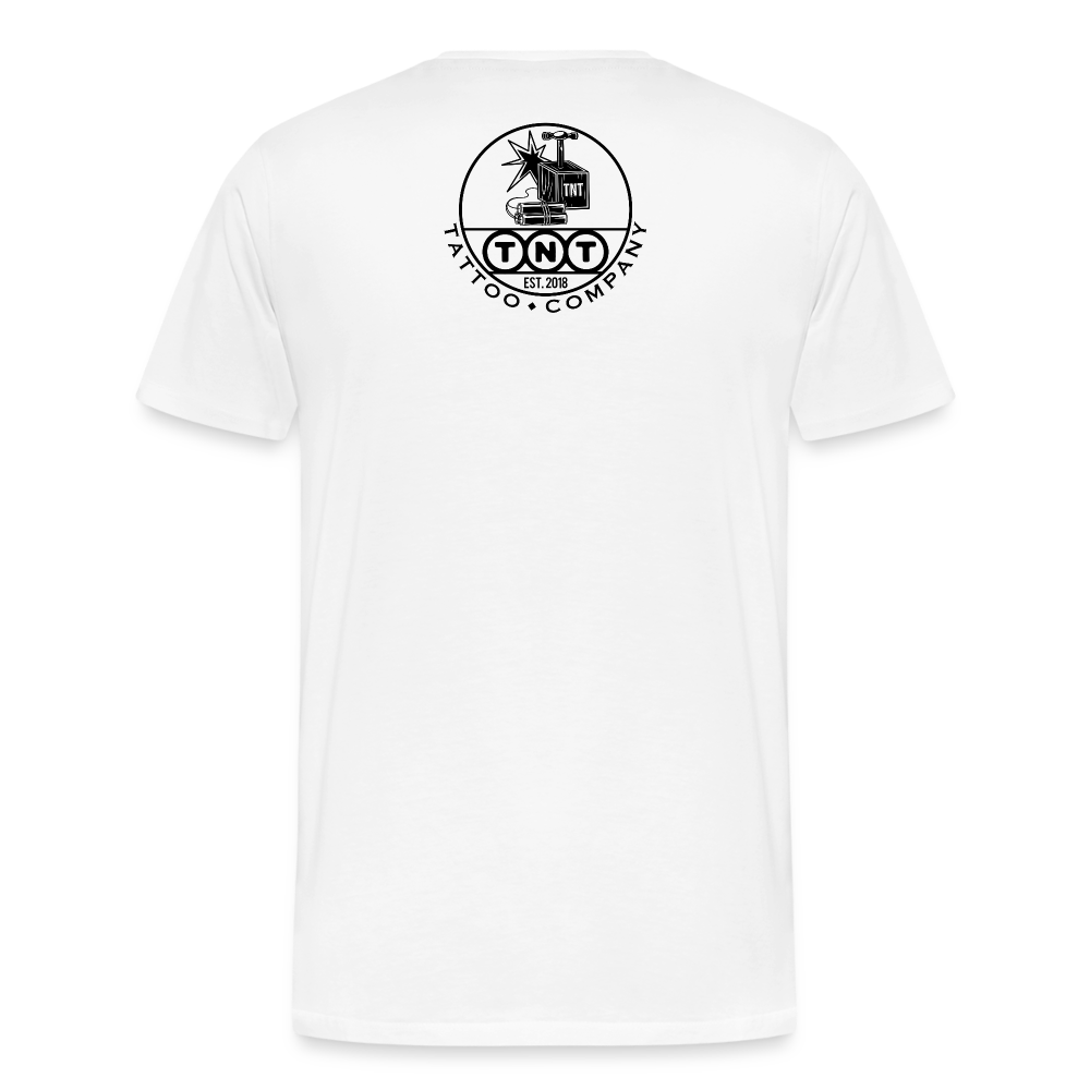 Monkey Men's Premium T-Shirt - white