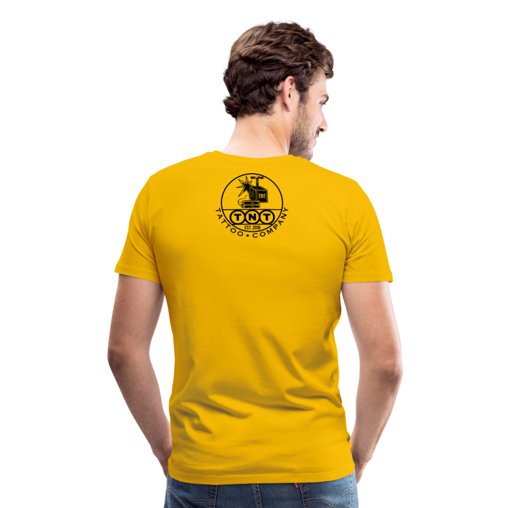 Monkey Men's Premium T-Shirt - sun yellow